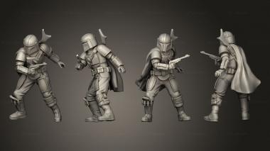 Military figurines Combat The Huntsman 3d model