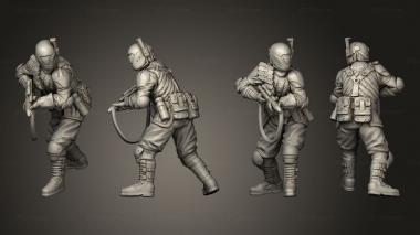 Military figurines Combat The Vindicator 3d model