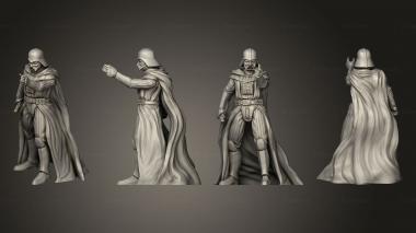 Military figurines Combat vader 3d model