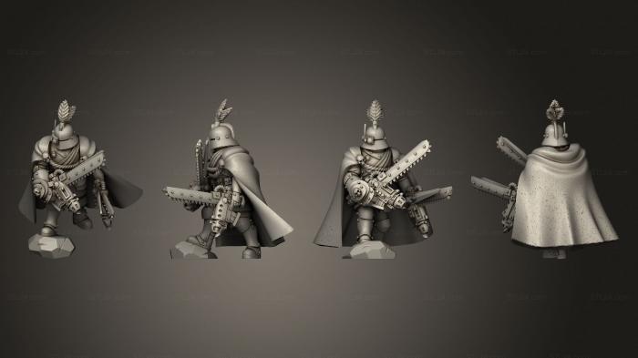 Military figurines (Command squad Commander, STKW_4516) 3D models for cnc