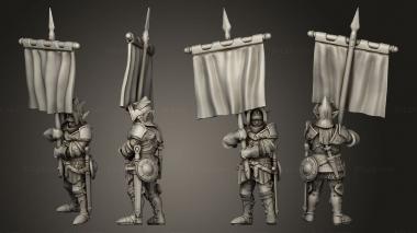 Military figurines Commander 2 v 3 3d model