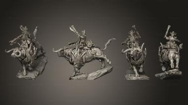 Military figurines Commander 2 3d model