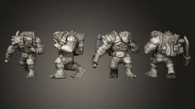 Military figurines COMMANDO 3 3d model