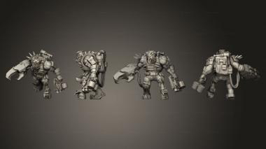 Military figurines COMMANDO NOB 3d model