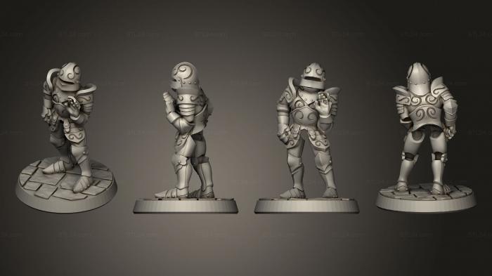 Military figurines (Complete armor rb, STKW_4544) 3D models for cnc