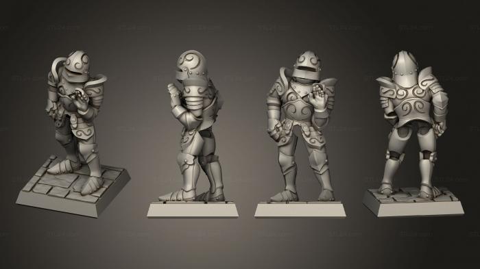 Military figurines (Complete armor sb, STKW_4545) 3D models for cnc