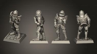 Military figurines Complete armor sb 3d model