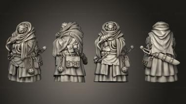 Military figurines Confessor 3d model