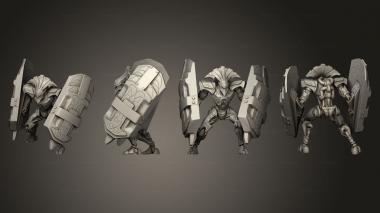 Military figurines Construct Guardian A 3d model