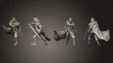 Military figurines Corrupt King Fighting 3d model
