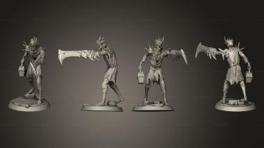 Military figurines Corrupt Villager Point Arm Mutant Sup 001 3d model