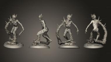 Military figurines Corrupt Villager Turn Base 2 3d model