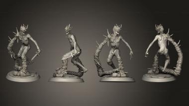 Military figurines Corrupt Villager Turn Base 3d model