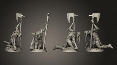 Military figurines corrupted orc 03 3d model