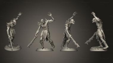 Military figurines corrupted orc 04 3d model