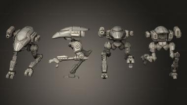 Military figurines Corvid Art Pose 3d model