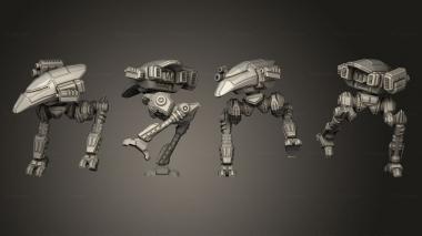 Military figurines Corvid Bulldog Skid 3d model