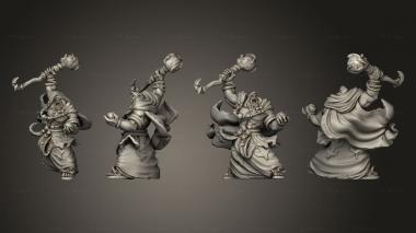 Military figurines Cosmic Horror Borug Hellfire 3d model