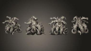 Military figurines Cosmic Horror Ctozag Body 3d model