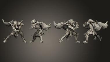 Military figurines Cosmic Horror Loynor Black Spell 3d model