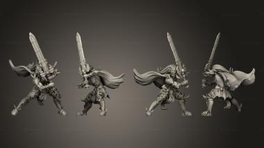 Military figurines Cosmic Horror Loynor Black Sword 3d model