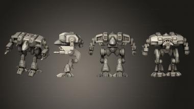 Military figurines Cougar Static 3d model