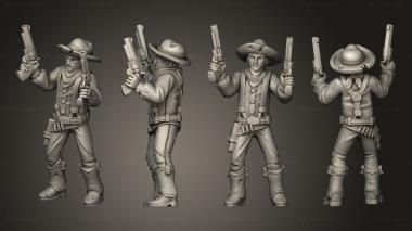 Military figurines Cowboy Pist 3d model