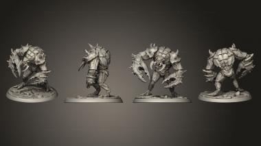 Military figurines Crab Juggernaut 3d model