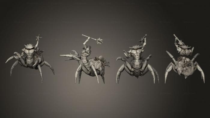 Military figurines (Crab People Mace Large, STKW_4635) 3D models for cnc