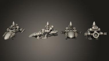 Military figurines Crafty Goblin Biker 3 3d model