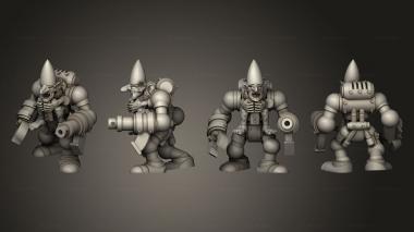 Military figurines Crafty Goblin Trooper 1 3d model