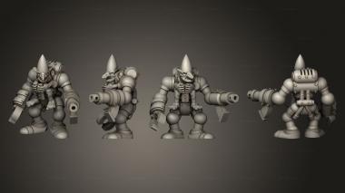 Military figurines Crafty Goblin Trooper 2 3d model