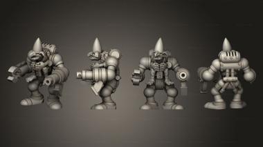 Military figurines Crafty Goblin Trooper 3 3d model