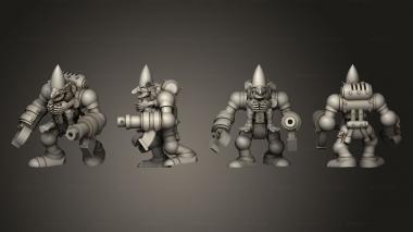 Military figurines Crafty Goblin Trooper 4 3d model