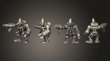 Military figurines Crafty Goblin Trooper 5 3d model