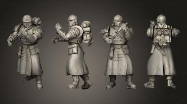 Military figurines Crates 004 3d model