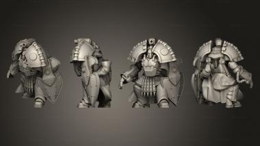 Military figurines Cronus Captain 3d model