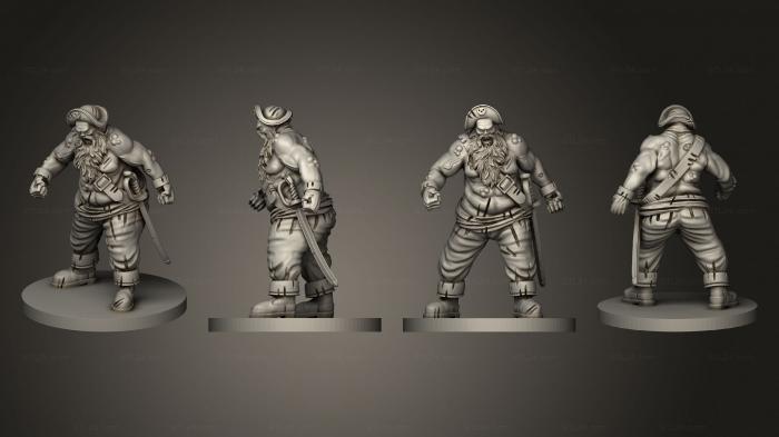 Military figurines (Crosslances Undead fat mirrored, STKW_4682) 3D models for cnc