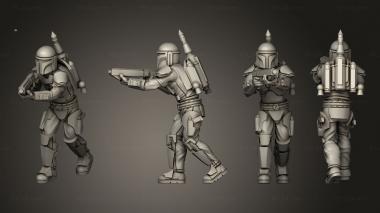Military figurines Crusader Carbine 1 3d model