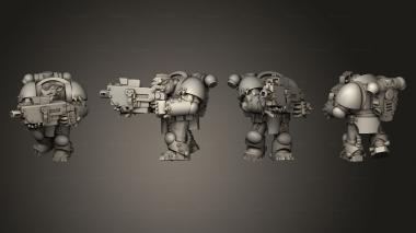 Military figurines Crusader Heavy Troopas 04 3d model