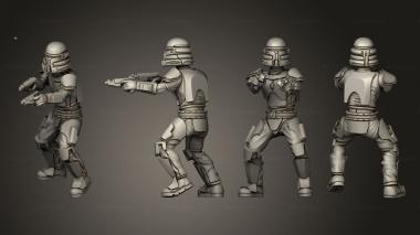 Military figurines Crusader Pistols 1 3d model