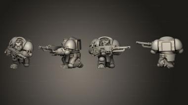 Military figurines Crusader Sniper Arm 1 001 3d model