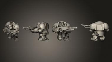 Military figurines Crusader Sniper Arm 1 003 3d model