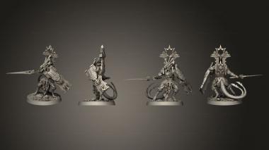 Military figurines Cuetzpallee Sauran Slayer 3d model