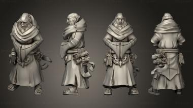 Military figurines cultist 01 3d model