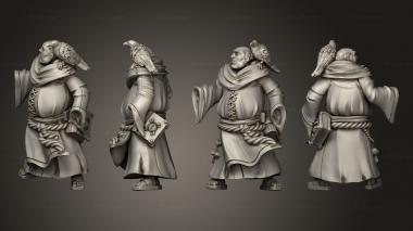 Military figurines cultist 02 3d model