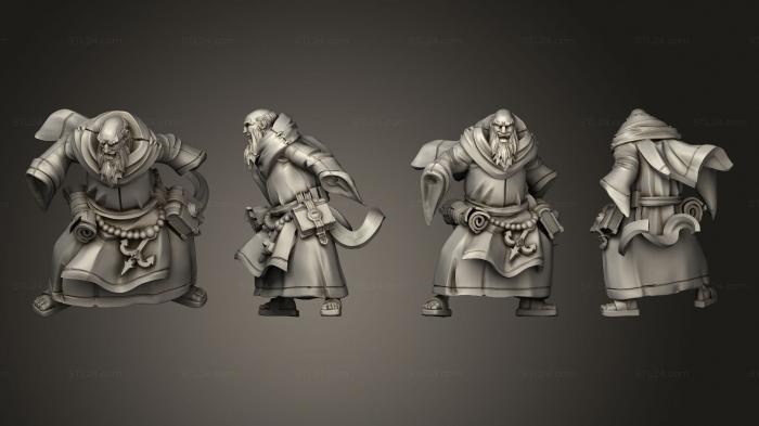 Military figurines (cultist 03, STKW_4714) 3D models for cnc