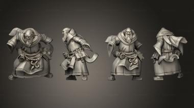 Military figurines cultist 03 3d model