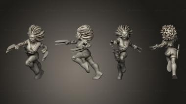 Military figurines Cyber Berserker A 3d model