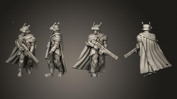 Military figurines (Cyber Forge Collaboration, STKW_4727) 3D models for cnc